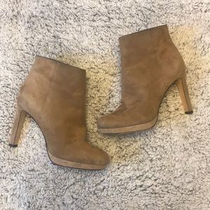 Via Spiga Bettie Italian Leather Suede Booties